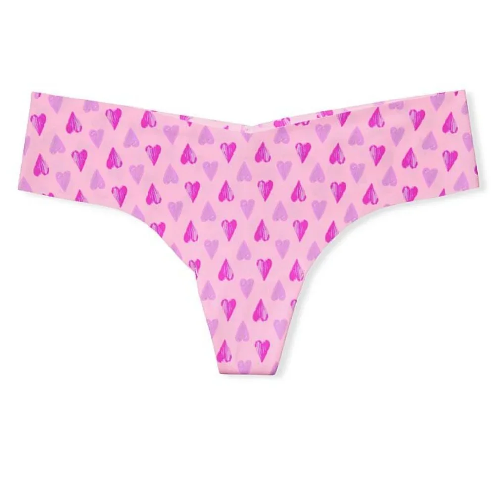 VS ❤️ No-Show Thong Hearts Love Victoria's Secret NWT So Adorable! - Picture 5 of 8